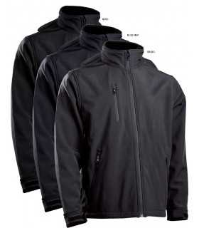 Giacca Soft Shell PERSONALIZZABILE con interno felpato in pile impermeabile e traspirante e cappuccio