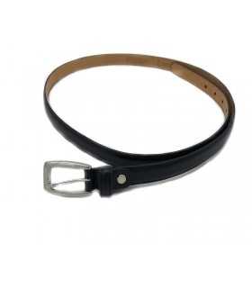 Cintura da donna per divisa in pelle navy 20 mm