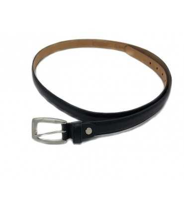 Cintura da donna per divisa in pelle navy 20 mm