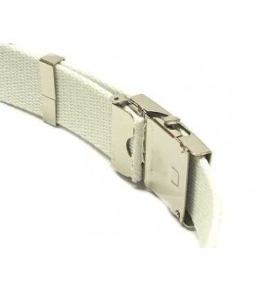 Cintura nastro cotone 2V90 altezza 4 cm fibbia Polizia Locale