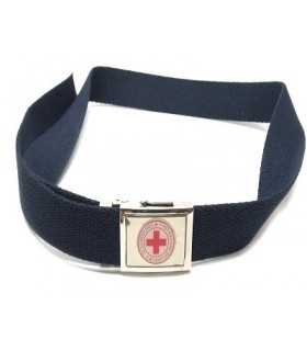 Cintura tela blu Vega 2V77 croce rossa italiana