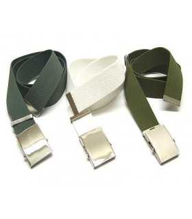 Cintura in canapa tela altezza 5 cm con fibbia inox RADAR