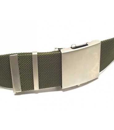 Cintura tela H5 cm con fibbia inox.