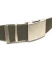 Cintura tela H5 cm con fibbia inox.