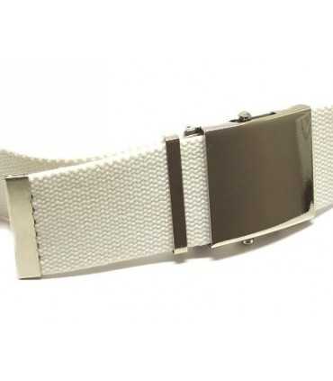 Cintura tela H5 cm con fibbia inox.