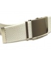 Cintura tela H5 cm con fibbia inox.
