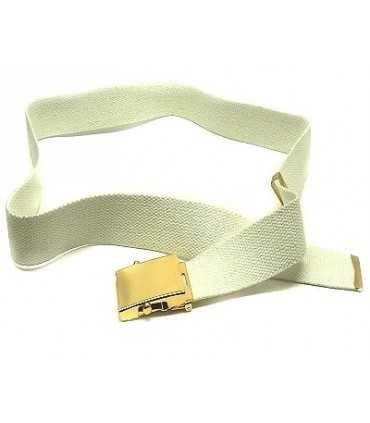 Cintura tela Vega altezza 4 cm con fibbia dorata