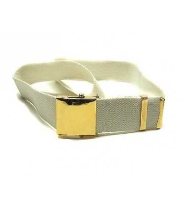 Cintura tela Vega altezza 4 cm con fibbia dorata