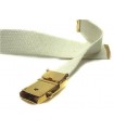 Cintura tela Vega altezza 4 cm con fibbia dorata