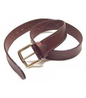 1C20 - Cintura Vega Holster in cuoio altezza 4 cm Marrone o Nera