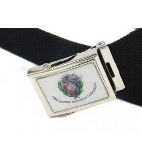 Cintura Vega Holster ANC in canapa H 4 cm con fibbia Associazione Nazionale Carabinieri