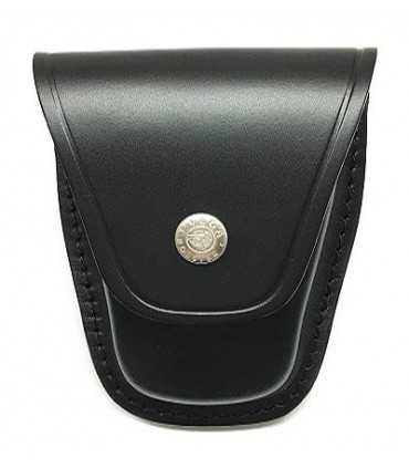 1P25 - Porta manette in cuoio chiuso da cintura