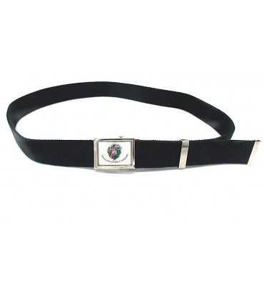 Cintura Vega in canapa H 4 cm con fibbia Associazione Nazionale Carabinieri