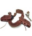 Cinturone far west con 2 fondine 1CW51+CW110+CW110 cuoio Vega