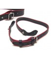 Carabinieri leather belt 1CC00 with shoulder strap