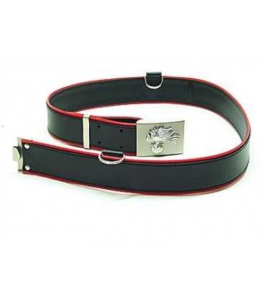 1CC01 - Cinturone estivo Vega Holster d'ordinanza carabinieri in pelle per divisa CC estiva d'ordinanza