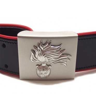 1CC01 - Cinturone estivo Vega Holster d'ordinanza carabinieri in pelle per divisa CC estiva d'ordinanza