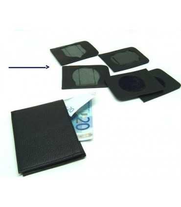 Pattella Vega Holster pelle per placca per portafoglio