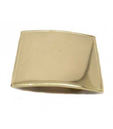 Piastrina basetta trapezoidale dorata neutra per gradi a spallina