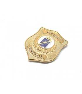Placca Vega clip polizia municipale CL114