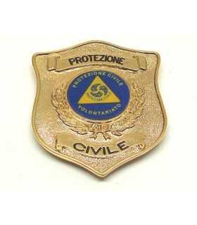 Placca Vega con clip CL115 Protezione Civile