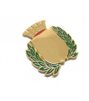 Porta fregio in metallo per berretto per fregi comunali da divisa