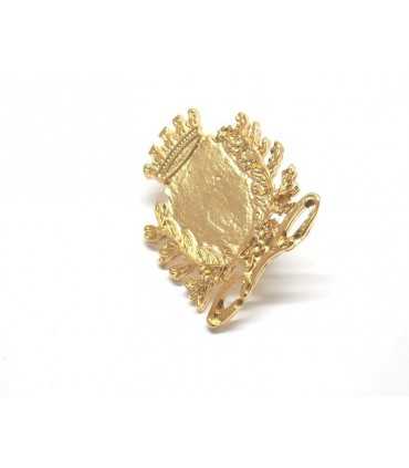 Porta fregio metallo da berretto