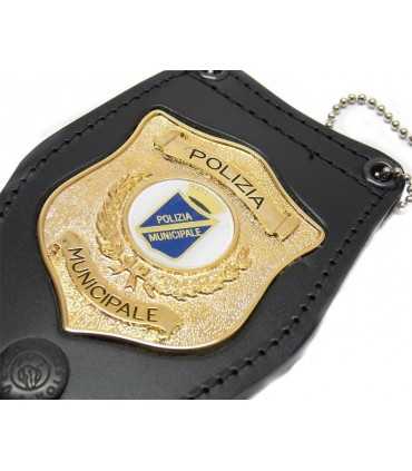 Porta placca Vega a collana 1WB114 Polizia Municipale