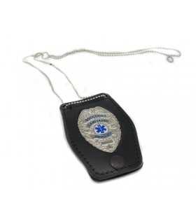 Porta placca Vega a collana 1WB38 con placca Soccorso Sanitario