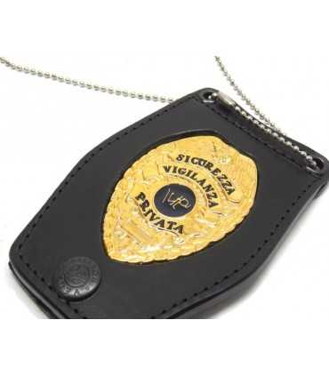 Porta placca Vega a collana 1WB48 sicurezza vigilanza privata