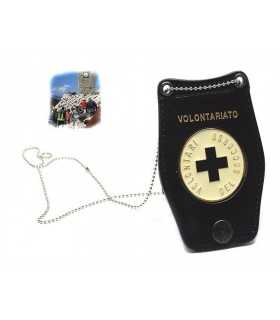 Porta Placca Vega Holster a collana 1WB57 per Volontari del Soccorso