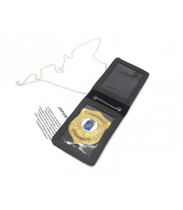 Porta placca Vega Holster a collana 1WL113 con placca Polizia Locale