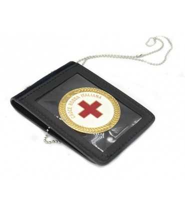 Porta placca Vega a taschino 1WL08 con placca Croce Rossa Italia