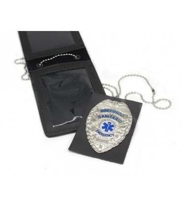 Porta placca Vega Holster a taschino 1WL38 con placca Soccorso Sanitario