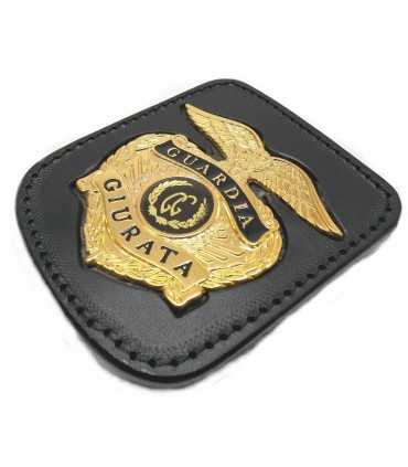 Porta placca Vega con placca 1WA73 guardia giurata