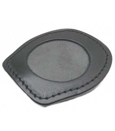 Porta placca Vega Holster cuoio 1WA09 per placca tonda diametro 5 o 5,5 cm