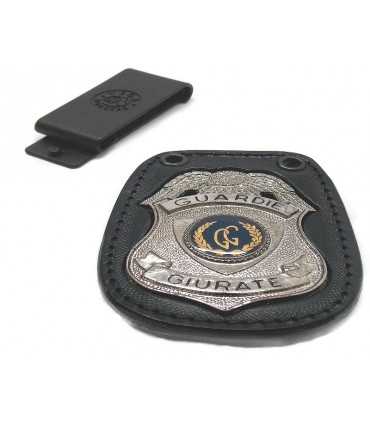 Porta placca Vega cuoio 1WA27 guradia giurata