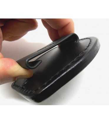 Porta placca Vega Holster cuoio 1WA48 sicurezza vigilanza