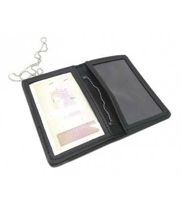 Porta Tessera Vega cuoio 1WIBIS verticale per due tessere