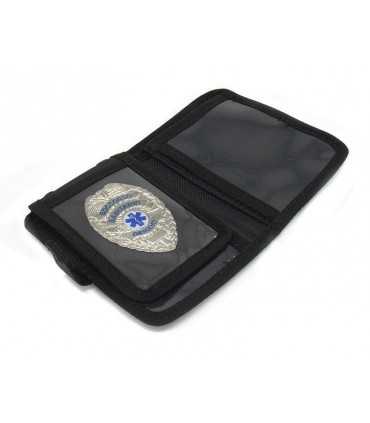 Portafoglio porta tessera Vega Holster 2WN38 con placca Soccorso Sanitario in cordura nero