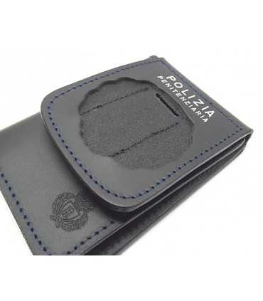 Portafoglio Vega Holster cuoio 1WD10 per placca Polizia Penitenziaria