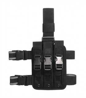 2K90 - Triple magazine H&K MP5 tactical thigh pouch