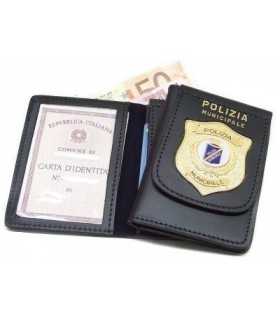 Portafoglio Vega cuoio 1WD114 polizia municipale