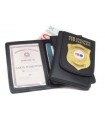 Portafoglio Vega Holster cuoio 1WD116 con placca in metallo Soccorso Sanitario 118