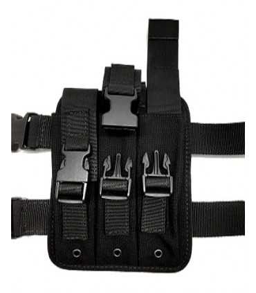 2K90 - Kit cosciale triplo porta caricatore per H&K MP5