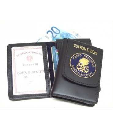 Portafoglio Vega Holster cuoio 1WD121 corpo nazionale guardiafuochi