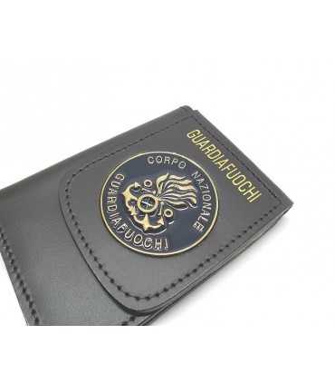 Portafoglio Vega Holster cuoio 1WD121 corpo nazionale guardiafuochi