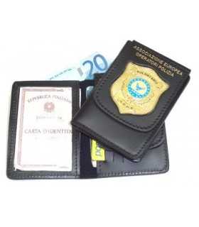 Portafoglio Vega Holster cuoio 1WD124 AEOP