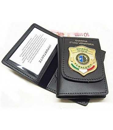 Portafoglio Vega Holster cuoio 1WD138 guardia ittica venatoria