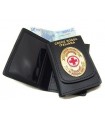Portafoglio Vega Holster cuoio 1WD149 con placca ovale croce rossa 1864